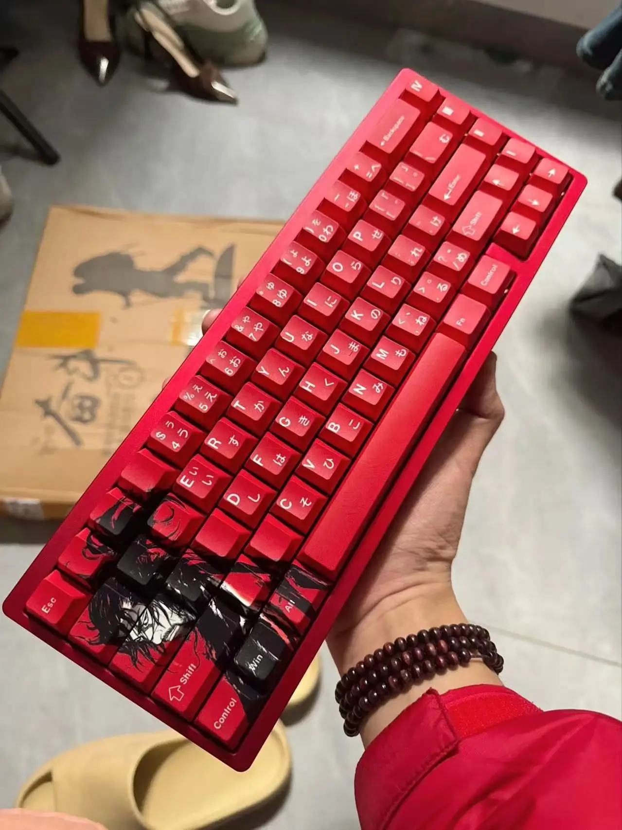 73 teclas Vagabond Keycaps Anime Dye-sub Key Caps PBT Cherry Profile para teclado mecánico ND63Ace60/65/68 - imagen 4