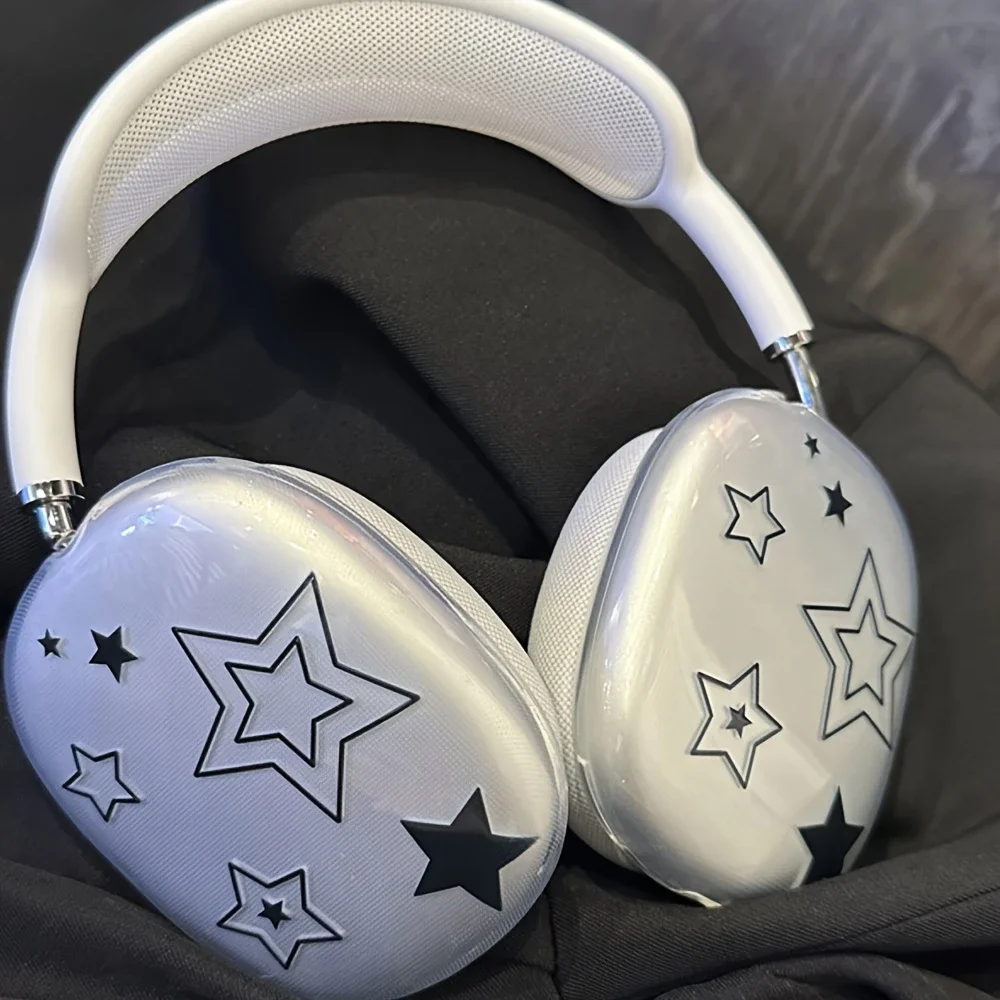 Funda protectora de estrella para Apple Airpods Max, funda para auriculares de silicona suave transparente, accesorios para Airpods Max - imagen 3