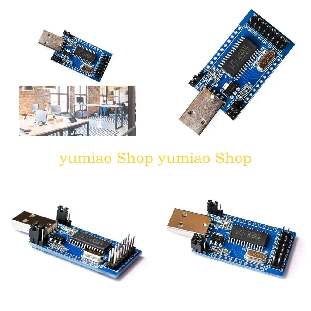 587b CH341A Módulos Industrial Módulos adaptador USB Módulos convertidor paralelo USB