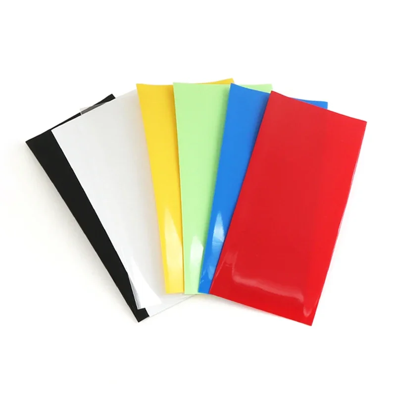 20 ~ 500 Uds 26650 cinta de película de batería tubo termorretráctil de PVC tubo de manga retráctil precortado protege la cubierta del tubo para envoltura de baterías - imagen 3