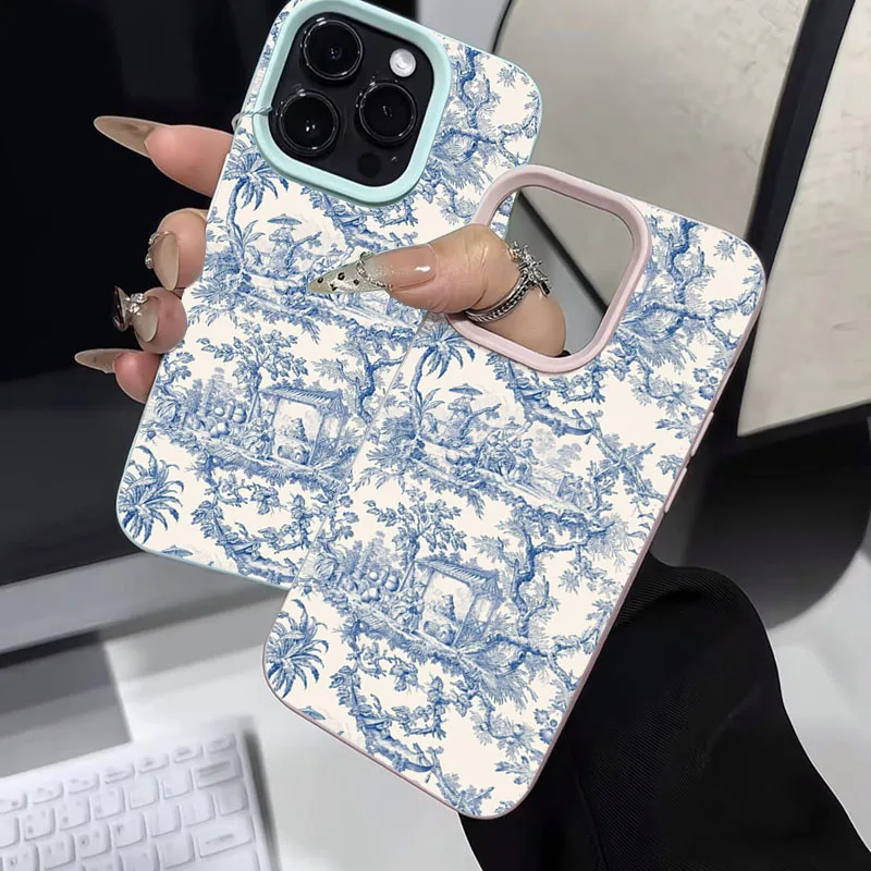 Funda de teléfono con diseño de dibujos animados Adorable y creativo para iPhone 16 Pro Max 17 Air 11 12 13 14 15 Pro 14 Plus X XR, funda suave a prueba de golpes - imagen 2