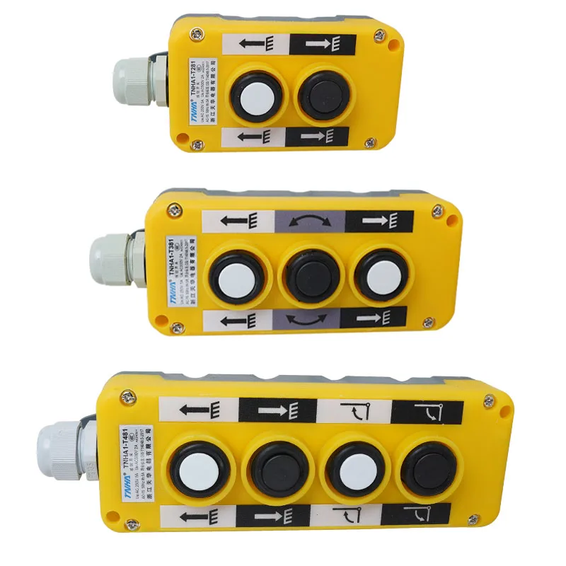 Interruptor de botón de elevación trasera de coche, manija de control de carga y descarga de grúa COP-2B COP-3B COP-4B TNHA1-T281 - imagen 3