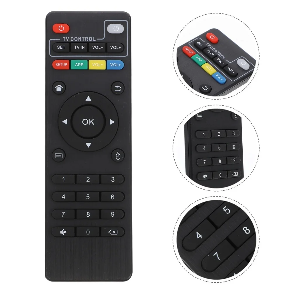 Reemplazo Universal de Control remoto IR para Mini decodificador X96Q X96W con función KD X96x4 X98plus, controlador de TV Android - imagen 2