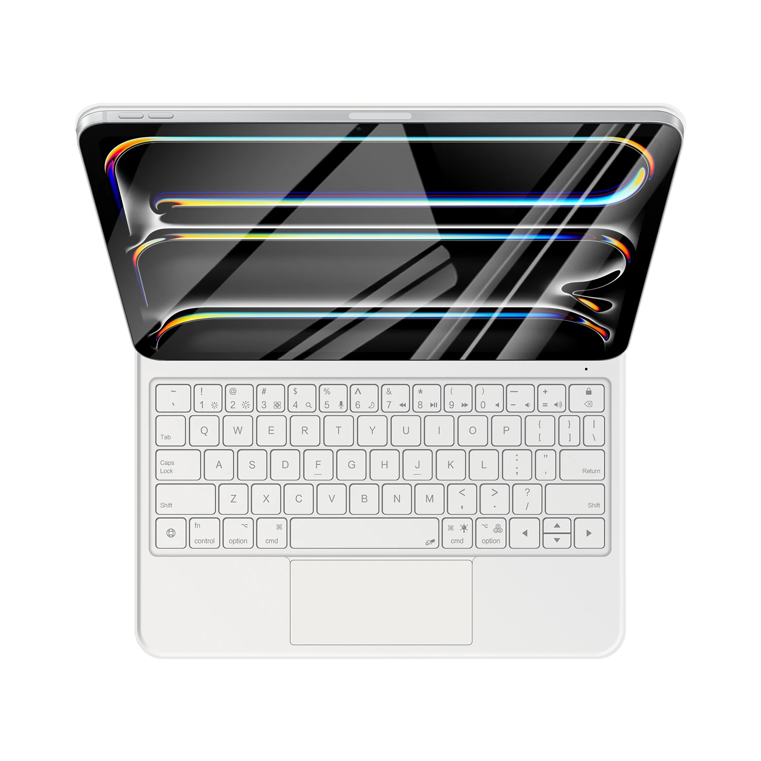 Funda con teclado mágico Smart PIN Plug & Play para iPad Pro M5 11 13 pulgadas 2025 Pro 11 13 M4 2024 carga inversa multitáctil Pogo Pin - imagen 2