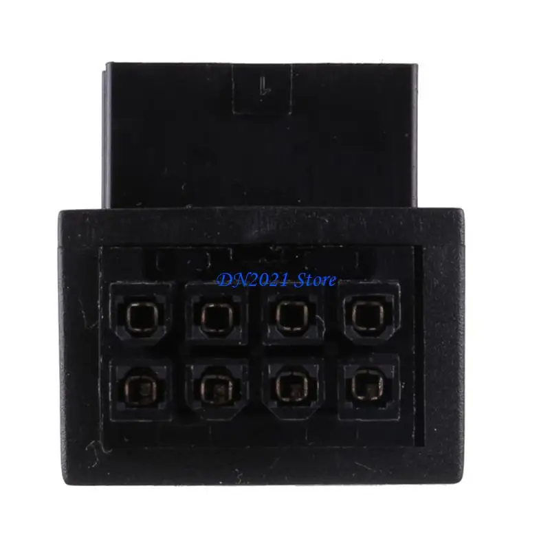 Placa base F3KE CPU 8 pines a conector adaptador corriente macho 8 pines en ángulo 90° - imagen 2