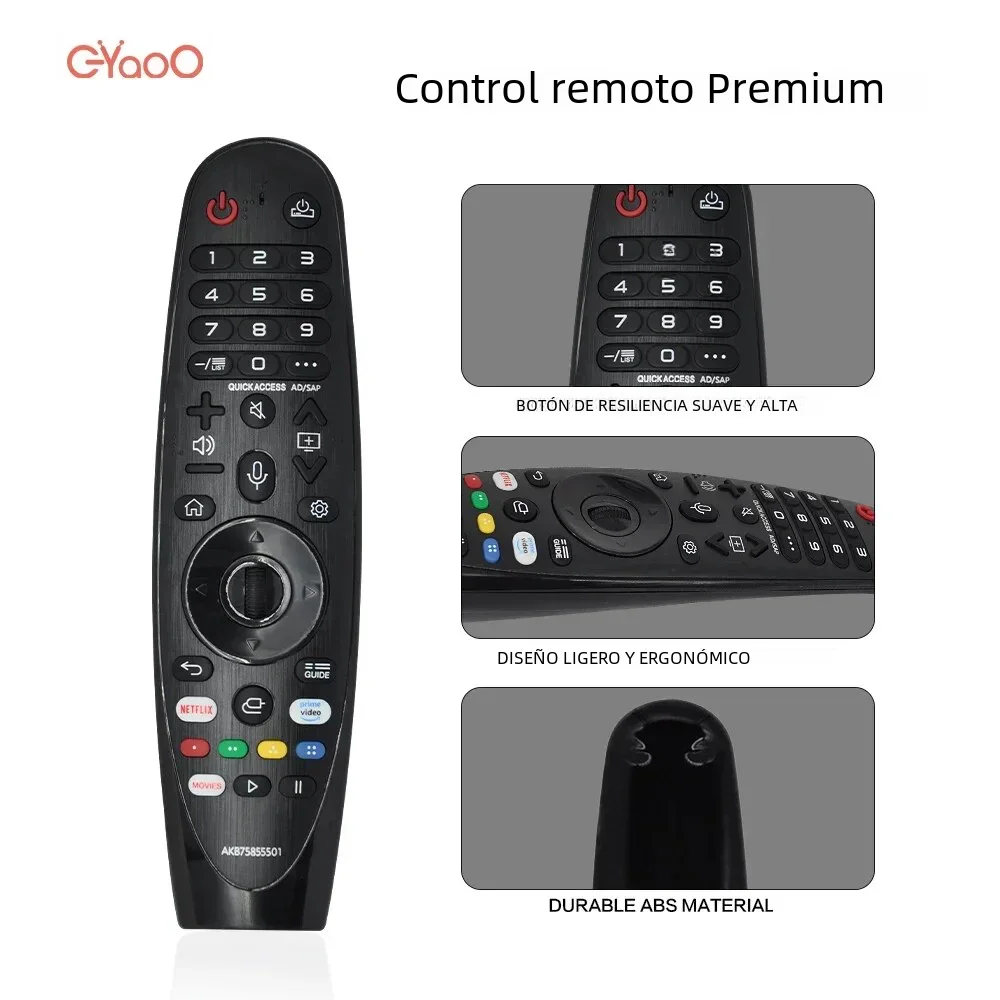 Control remoto por infrarrojos AKB 75855501   MR20GA para Smart TV AI ThinQ OLED Smart TV sin función de voz - imagen 5