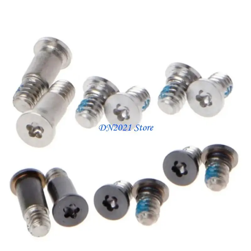 F3ke 6pcs Cubierta inferior Cubierta Pentalobe Repair Notebook Tornillos para A2141