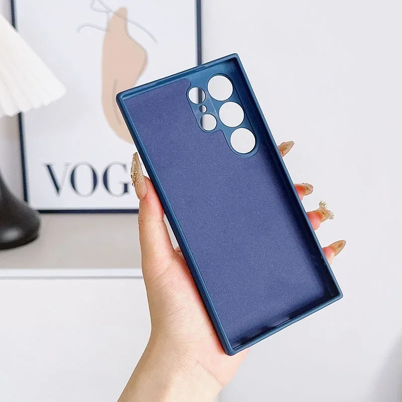 Fundas de carga inalámbrica magnéticas de lujo para Samsung Galaxy S25 Plus Ultra SamsungS25 S25Plus S25Ultra 5G cubierta de silicona de doble capa - imagen 3