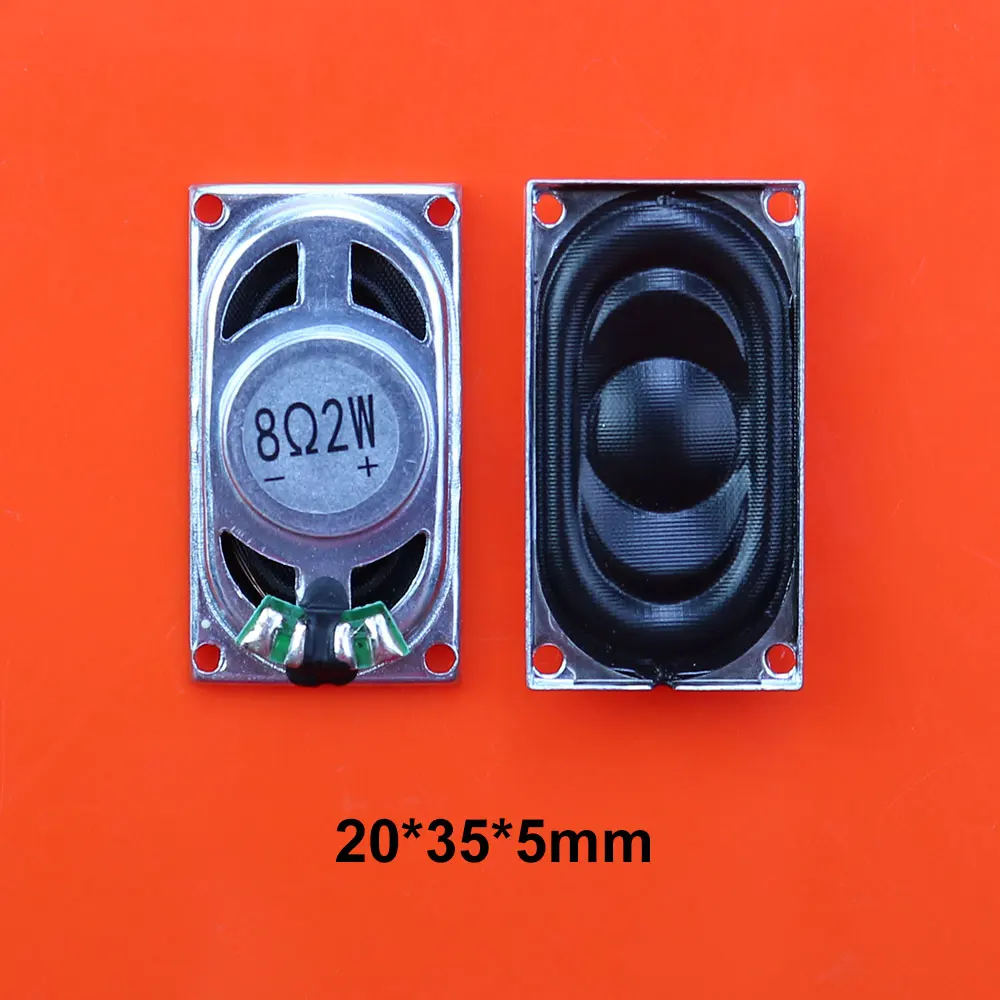 JCD 2 uds altavoz portátil bocina 2035 2040 5030 20*35mm 20*40mm 30*50mm 8 ohm 8R 4R 2W altavoz cuadrado - imagen 3