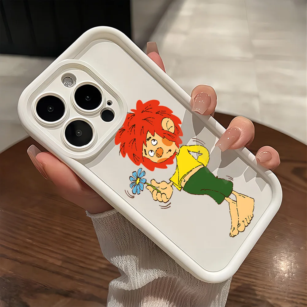 Funda de teléfono con bonitos dibujos de elfo Pumuckls para Xiaomi Redmi Note 14 13 12s 12 11 10 9s 9 8 7 A5 Pro Plus 4G 5G, funda trasera suave de TPU - imagen 3