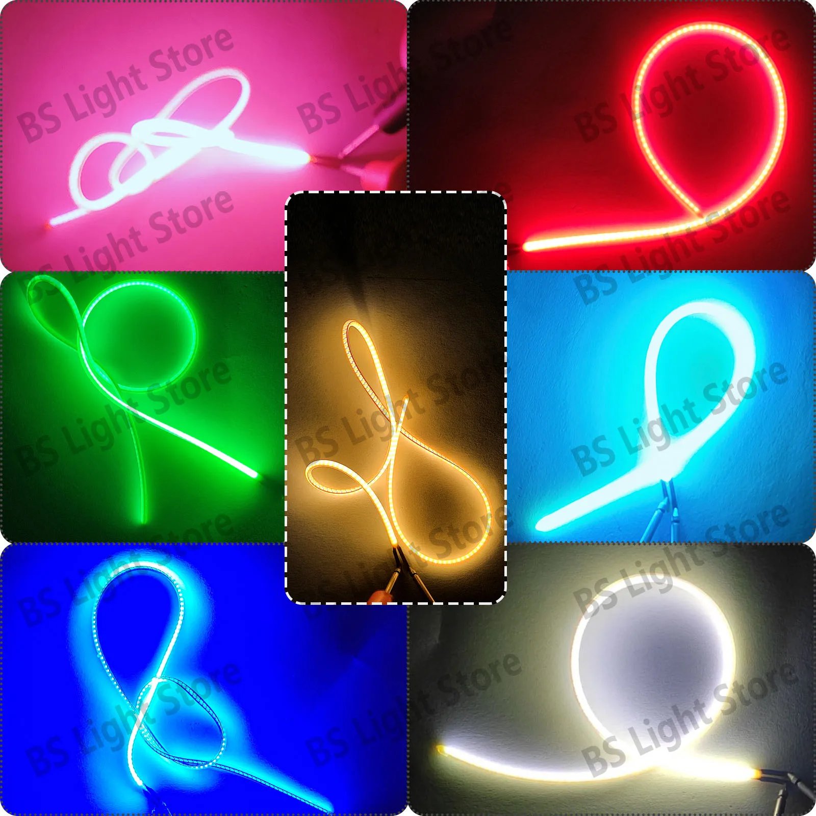 1 Uds 25/80/110/128/190/300mmLED filamento 3V iluminación 1800K filamento flexible puede cortar accesorios de bombilla LED diodo iluminación DIY - imagen 4