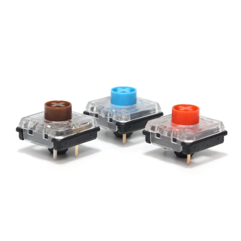 Kailh Choc V2 interruptor de perfil bajo 1353 Chocolate V2 personalizado DIY interruptores de teclado mecánico Clicky táctil lineal azul rojo marrón
