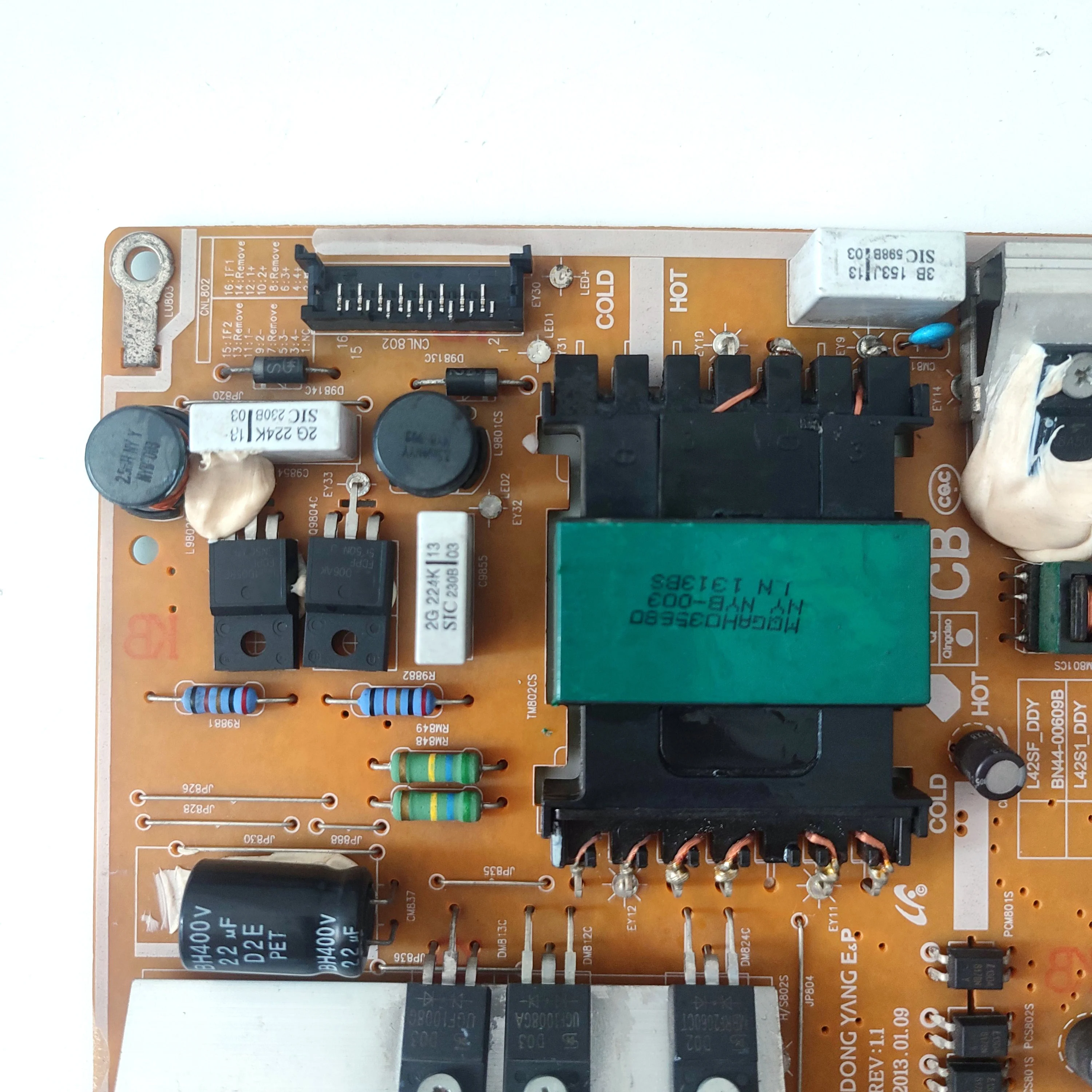 Placa de fuente de alimentación de BN44-00610B, BN44-00610A DE TRABAJO DE buena prueba, BN44-00610D, para HG46AB670, UA46F5020, UN46F5000, UE46F5000 - imagen 5