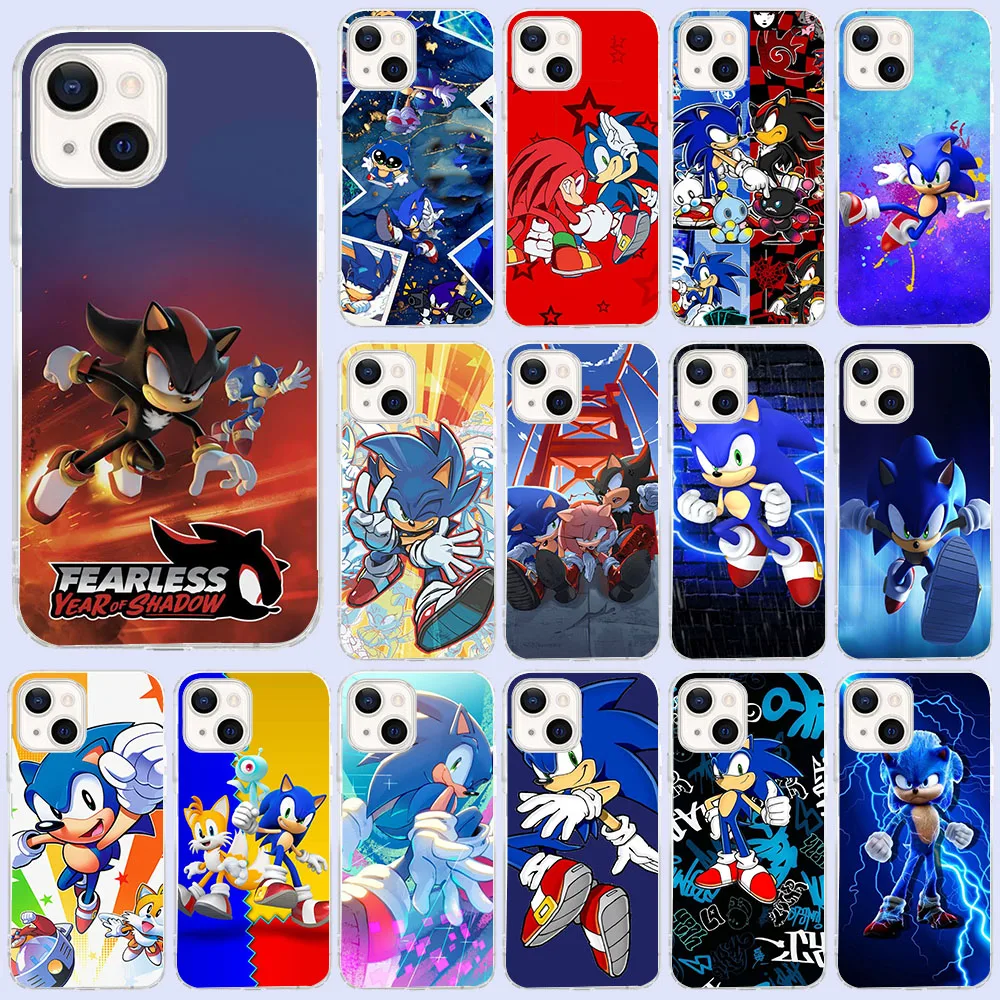 CK-29 Magic Cartoon S-Sonics funda de teléfono para Moto G5 G5S E5 E6 E6S E6i G85 E20 E30 E40 G24 G10 Play GO Plus Power