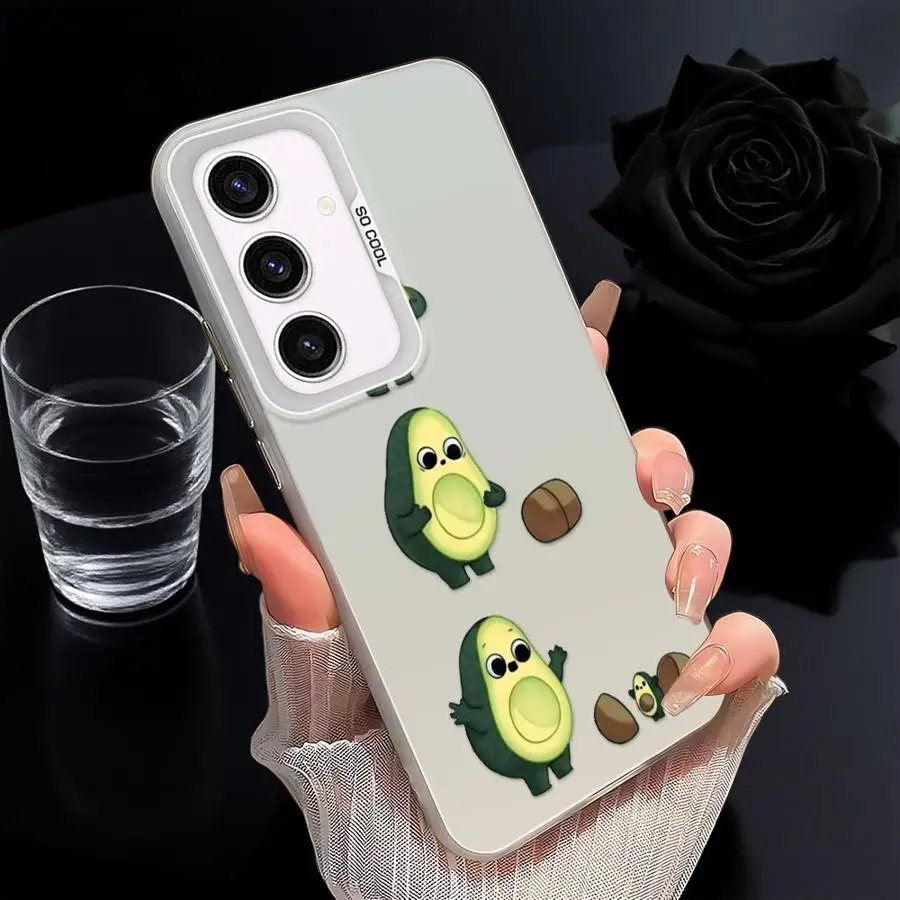 Funda divertida de aguacate para Samsung Galaxy A33 A34 A73 A22 A52 A26 A36 A25 A53 A24 A32 A23 - imagen 4