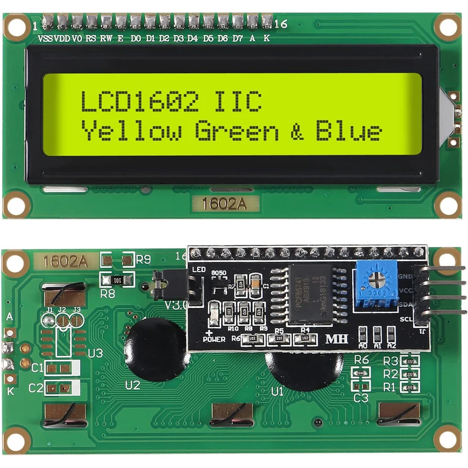 Módulo adaptador de interfaz serie IIC/I2C/TWI LCD 1602 16x2 retroiluminación azul para Arduino UNO R3 MEGA2560 - imagen 3