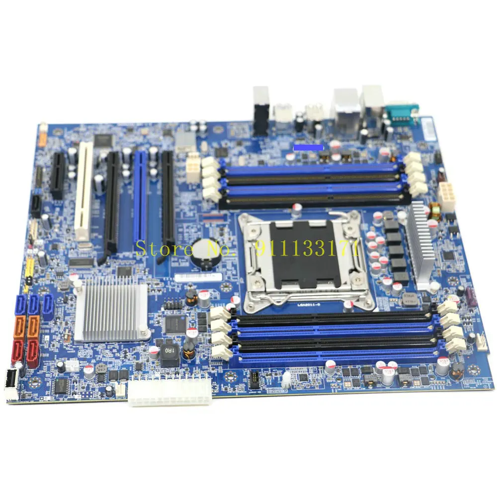 Placa base 1,0 probada para Lenovo ThinkStation S30, 03T8420, SOCRATES REV 100%, c602, Chip LGA2011, X79 - imagen 3