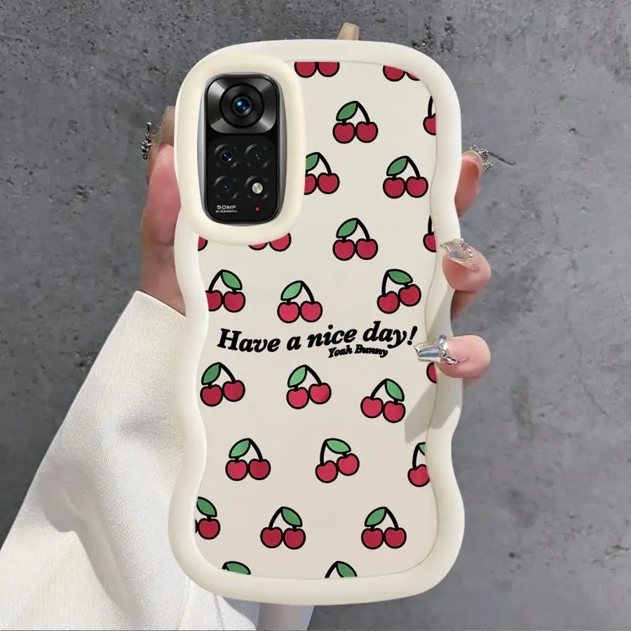 Funda de teléfono suave Retro Sweet Cherry para Xiaomi Redmi A3 12C 10A A5 9T 9C 13C 14C 10C A1 + A2 Plus - imagen 2