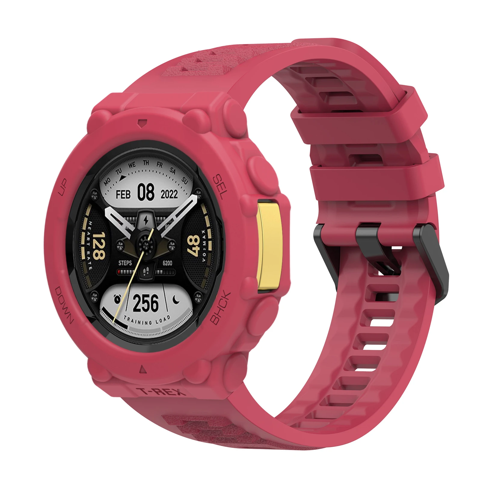 Correa de silicona para reloj inteligente Huami Amazfit T-Rex 2 + carcasa protectora - imagen 4