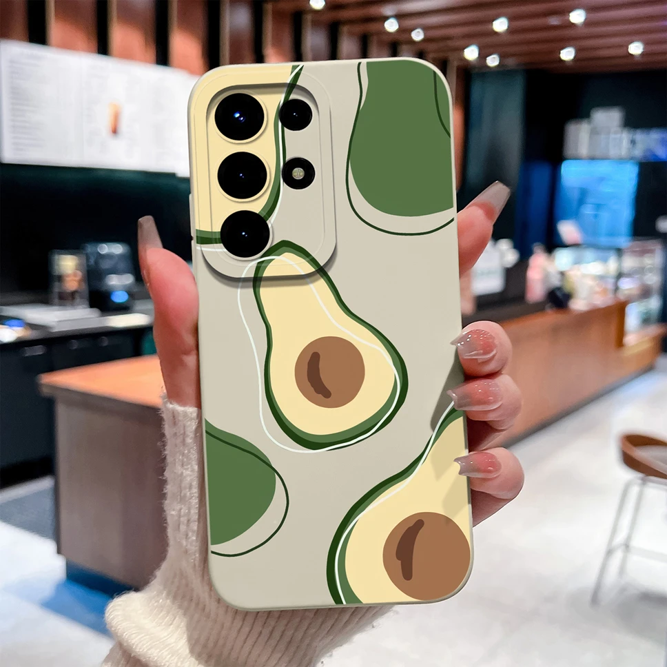 Para itel Super 26 Ultra funda lindo aguacate gato suave silicona líquida parachoques de teléfono ligero para itel S26 Ultra cubierta a prueba de golpes - imagen 4