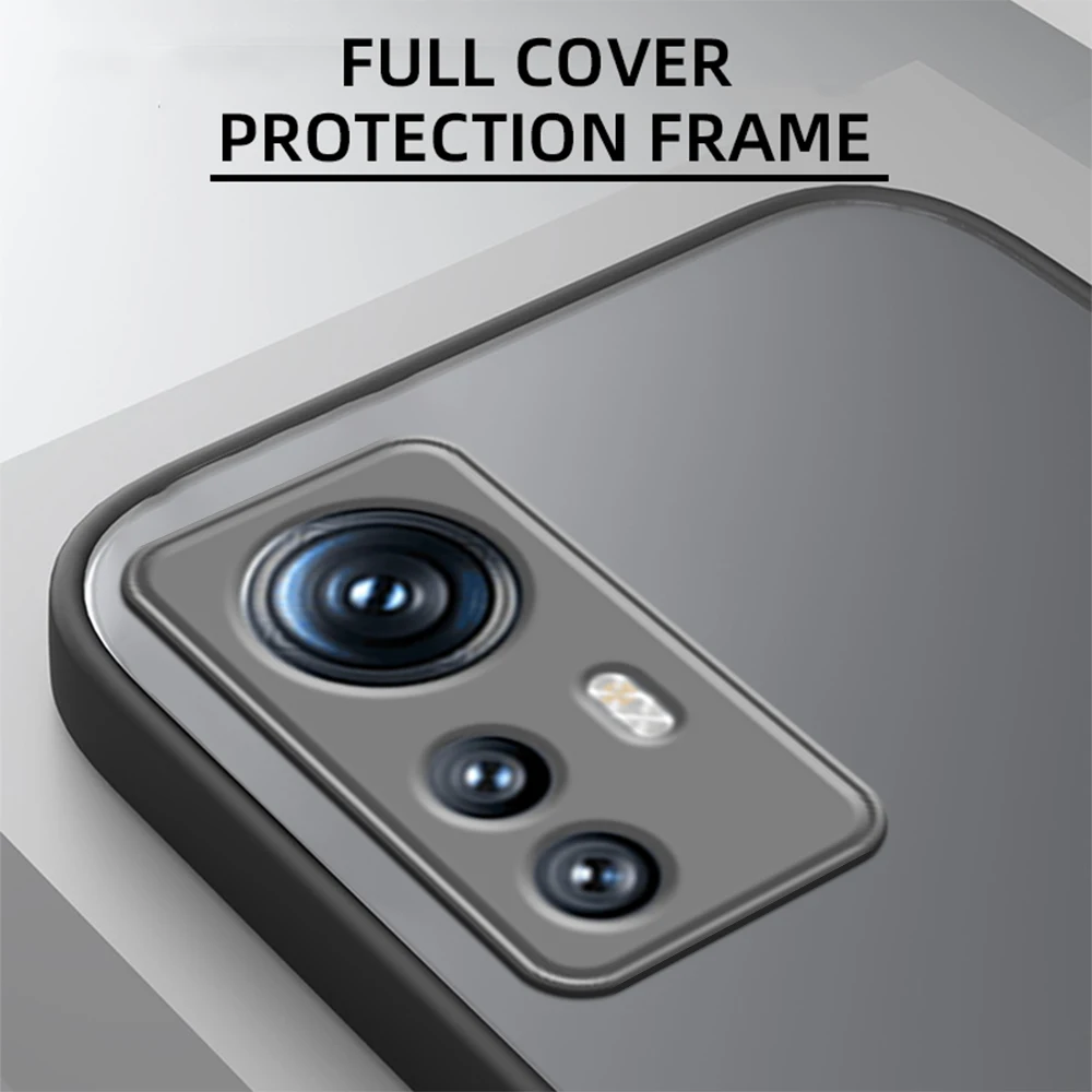 Funda protectora trasera mate para Xiaomi Redmi Note 12S, carcasa dura a prueba de golpes, 4G - imagen 3