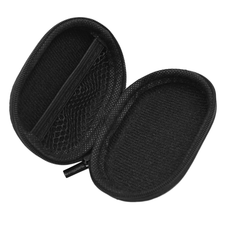 Bolsas de cuero PU para auriculares, contenedor de absorción, funda Universal para auriculares con cable, forma cuadrada para BA10 AS10 ES4 KZ CAA iPhone Huawei - imagen 5