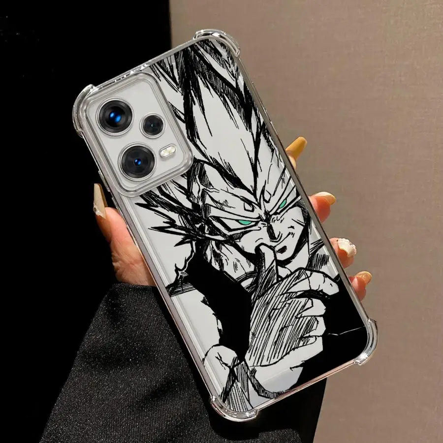 Funda de teléfono suave para Xiaomi Redmi A3X K80 5G A3 13C A5 K80 Pro 14C Dragon Ball Cool Vegetas Goku - imagen 4
