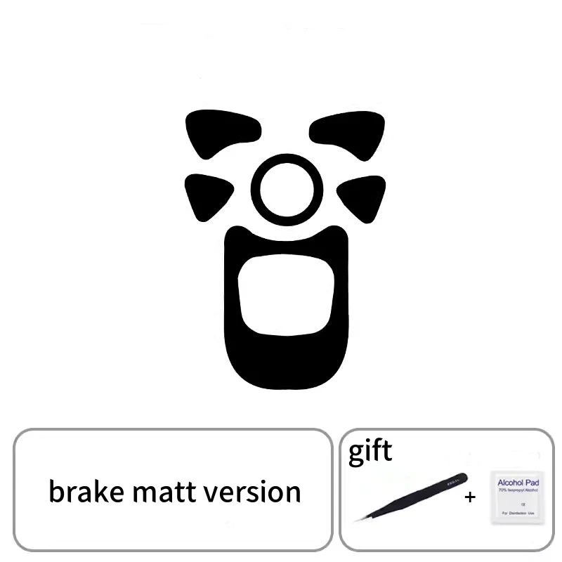 1 Juego de patines de ratón ultrafraglide para GravaStar Mercury M1 Pro Control de frenos velocidad silenciador pies versión ICE ratones deslizan pies de PTFE - imagen 4