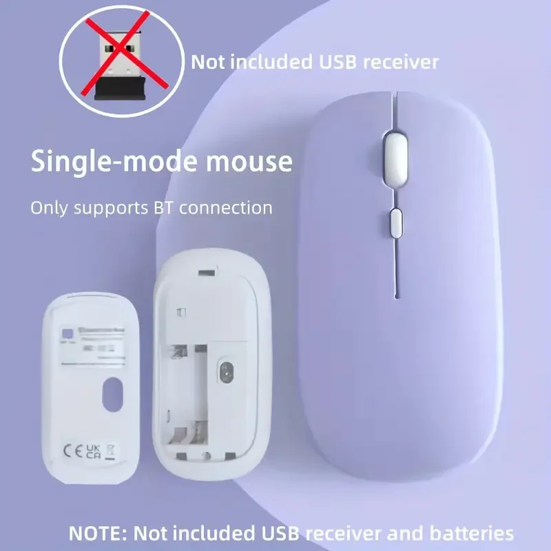 Silent Bluetooth Mouse Marcaron Computer Laptop Optical Mouse Wireless for iPad Samsung Tablet Universal Mice Noiseless - imagen 3