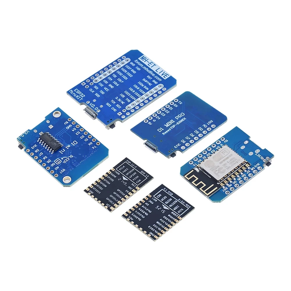 ESP8266 ESP-12 ESP-12F CH340G CH340 V2 USB WeMos D1 Mini PRO V3.0 Placa de desarrollo WIFI NodeMCU Lua IOT placa 3,3 V con pines - imagen 4
