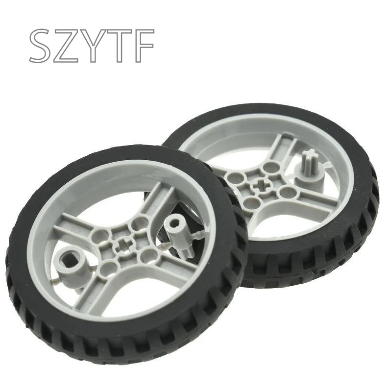 Robot de eje cruzado para coche inteligente, rueda estrecha de 65MM, 2 piezas, 6514 TT, línea de seguimiento de Motor - imagen 2