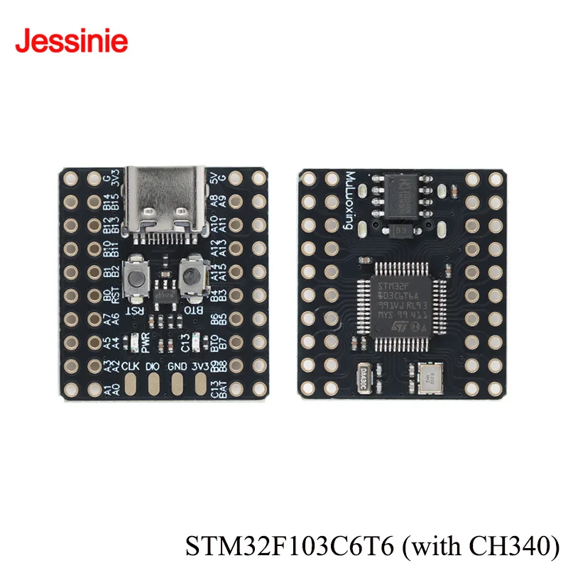 STM32F103C6T6 STM32F103C8T6 CH32V103C8T6 Mini placa de desarrollo CH340 ARM Módulo de placa de desarrollo de núcleo MCU de 32 bits - imagen 2
