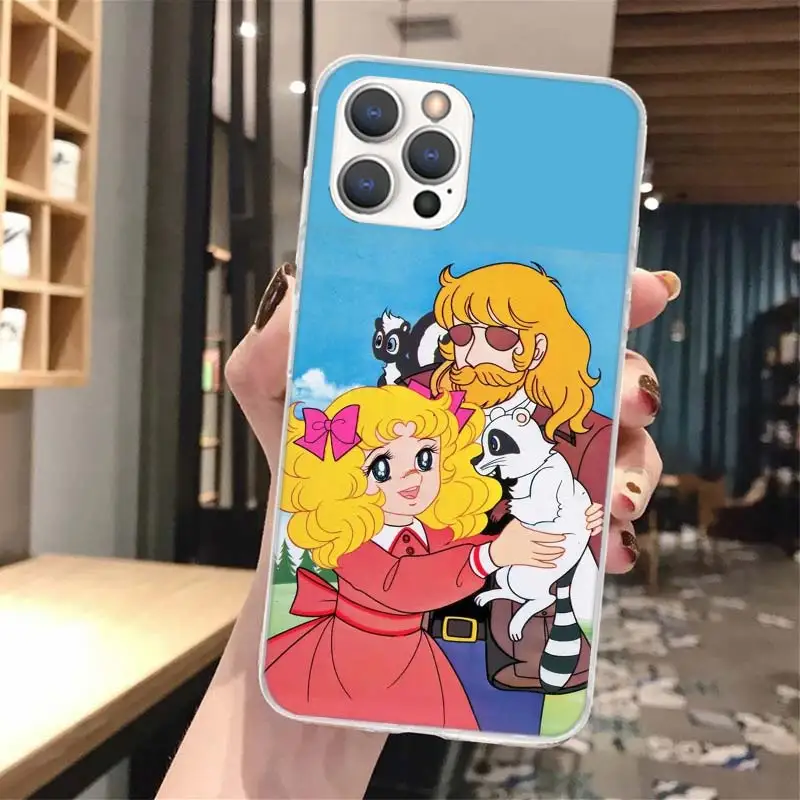Candy 90s Anime funda de teléfono de silicona para iPhone 17 16E 15 Pro Max 14 Plus 11 13 Mini 12 7 8 SE Air 17Pro funda Shell 17 16 16E - imagen 3