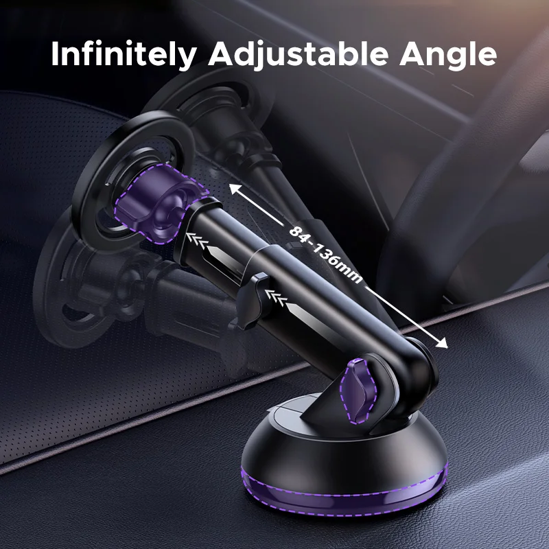 UGREEN soporte magnético para teléfono de coche salpicadero parabrisas ventilación de aire 3 en 1 Magsafe soporte para teléfono de coche para iPhone 16 15 14 Pro Samsung Xi - imagen 4