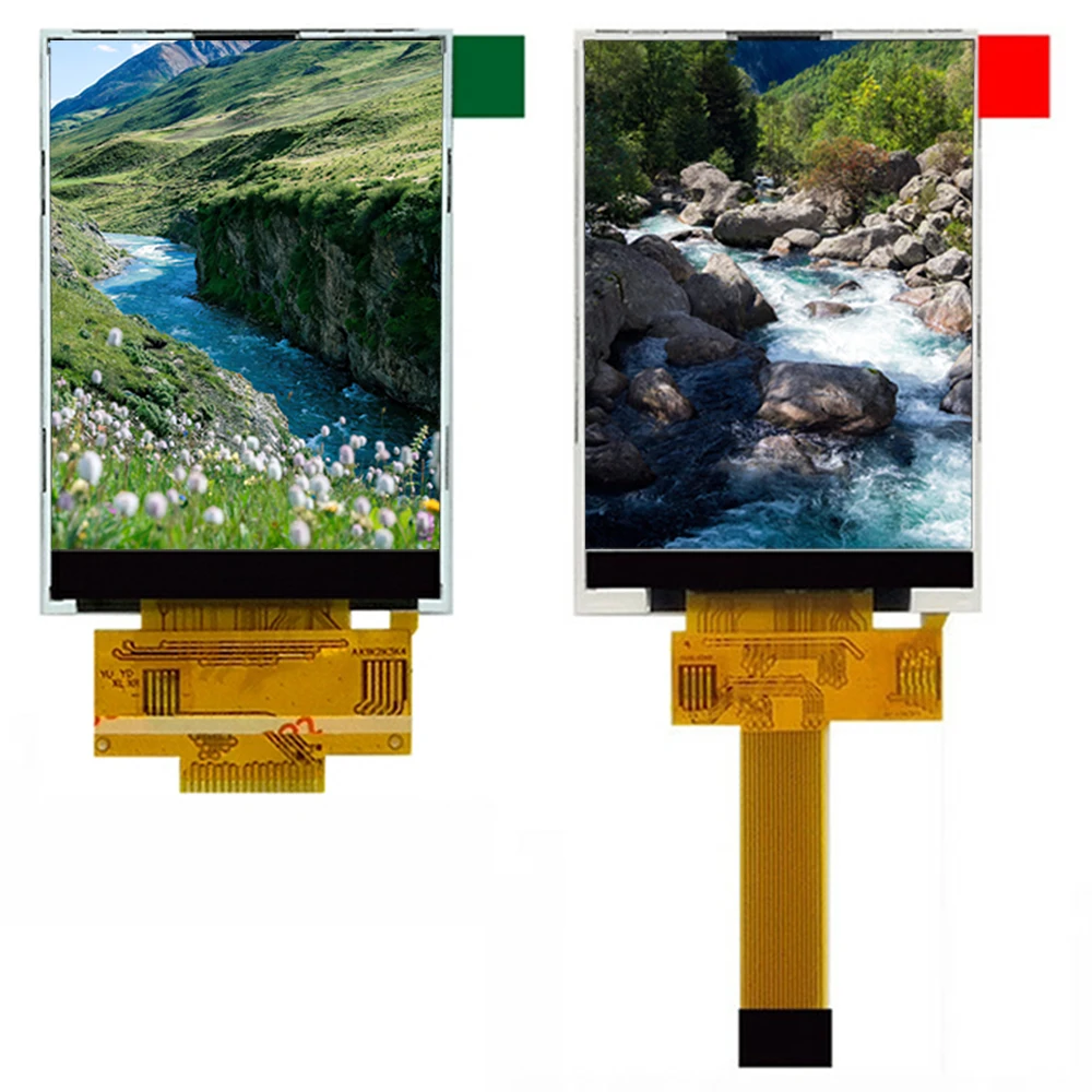 Módulo de pantalla LCD TFT de 2,8 pulgadas RGB56a5 18PIN SPI 4 cables 240*320 ST7789V ILI9341 GT911 pantalla táctil capacitiva resistiva de 8 pines