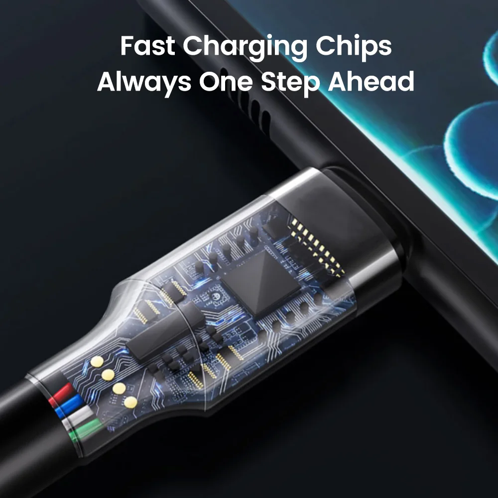 Olaf-Cable de carga rápida tipo C para móvil, Cable de datos de 120W para iPhone 15 Pro Max, PD, Samsung y Xiaomi - imagen 2