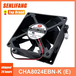 Genuino nuevo para CHA8024EBN-K (E) CHA8024FBN-K (E) 8025 24V 8cm 0.24A ventilador de refrigeración inversor