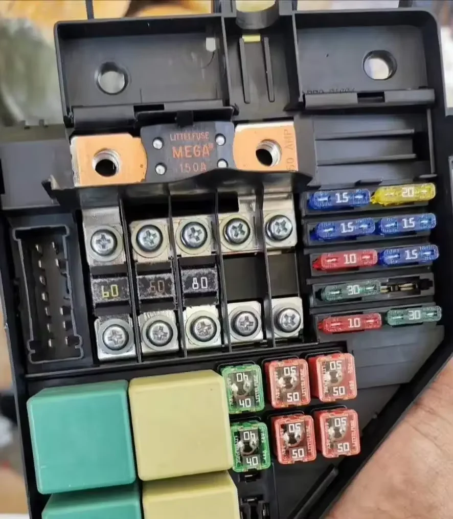 1 Uds LITTEL FUSE ANL coche MEGA Bolt-on Blow A hoja de fusible 40A 50A 60A 80A 100A 125A 175A 150A 200A 250A 300A 400A fusible - imagen 5