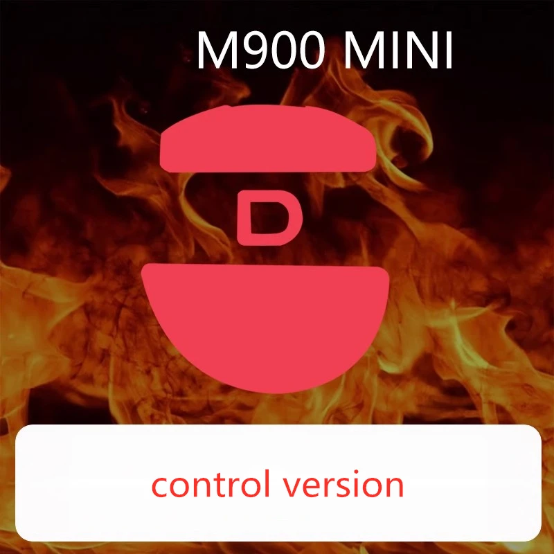 1 Juego de patines de ratón ultrafraglide para DULEX M900 Mini Control de frenos velocidad silenciador pies versión ICE ratones deslizan pies de PTFE 0,75mm