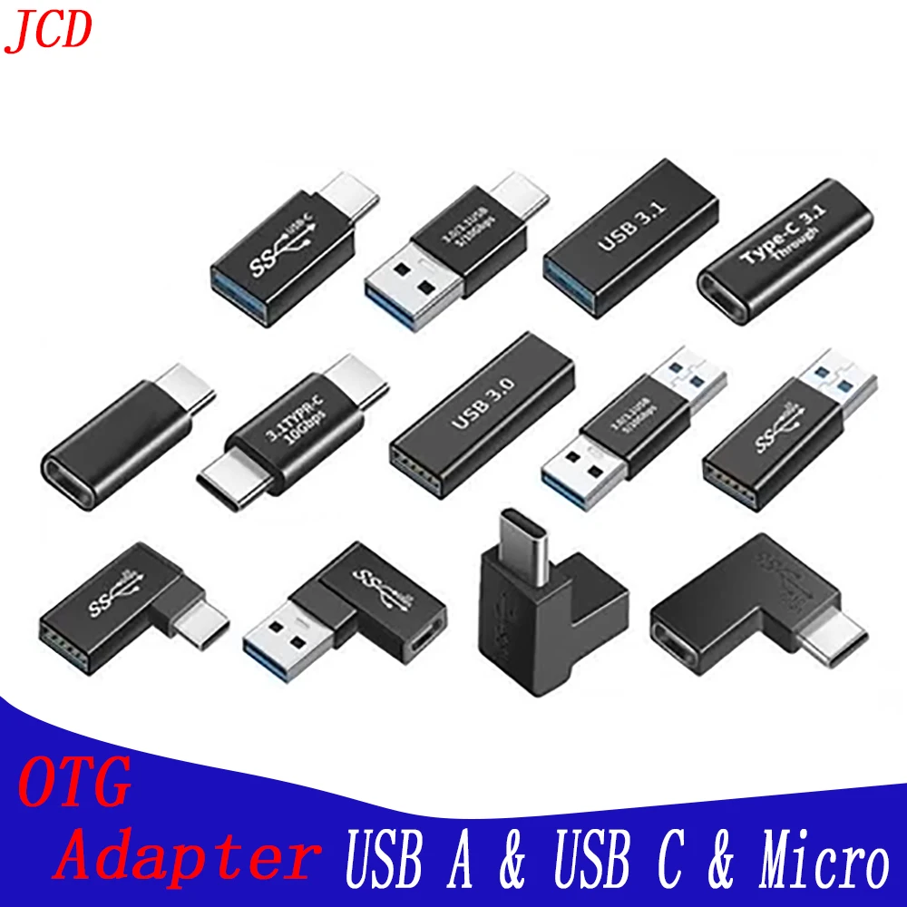 Adaptador Universal OTG tipo C USB C macho a Micro USB hembra convertidor de USB-C para Macbook Samsung Note 20 conector Ultral Huawei