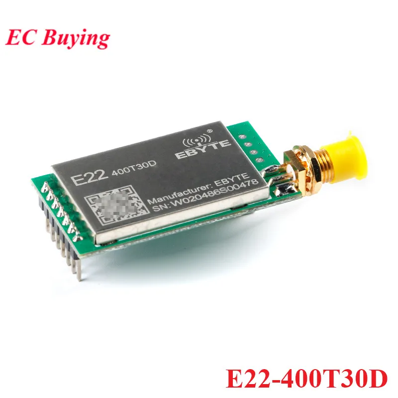 1-5 uds módulo transceptor inalámbrico LoRa 433MHz SX1278 E22-400T22S 400T30S 400T30D SX1262 900T22D 900T30D 400M22S 400M30S 900T22S - imagen 4