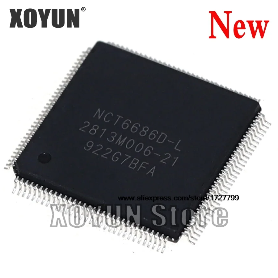 100% nuevo NCT6686D-L NCT6686D L QFP-128