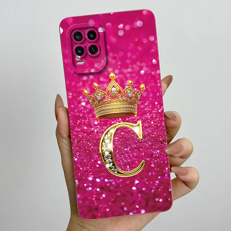 Para Xiaomi Mi 10 Lite 5G / Mi 10 Youth 5G / Mi 10 Lite Zoom corona letra pareja funda de teléfono funda protectora de lente de silicona suave - imagen 5