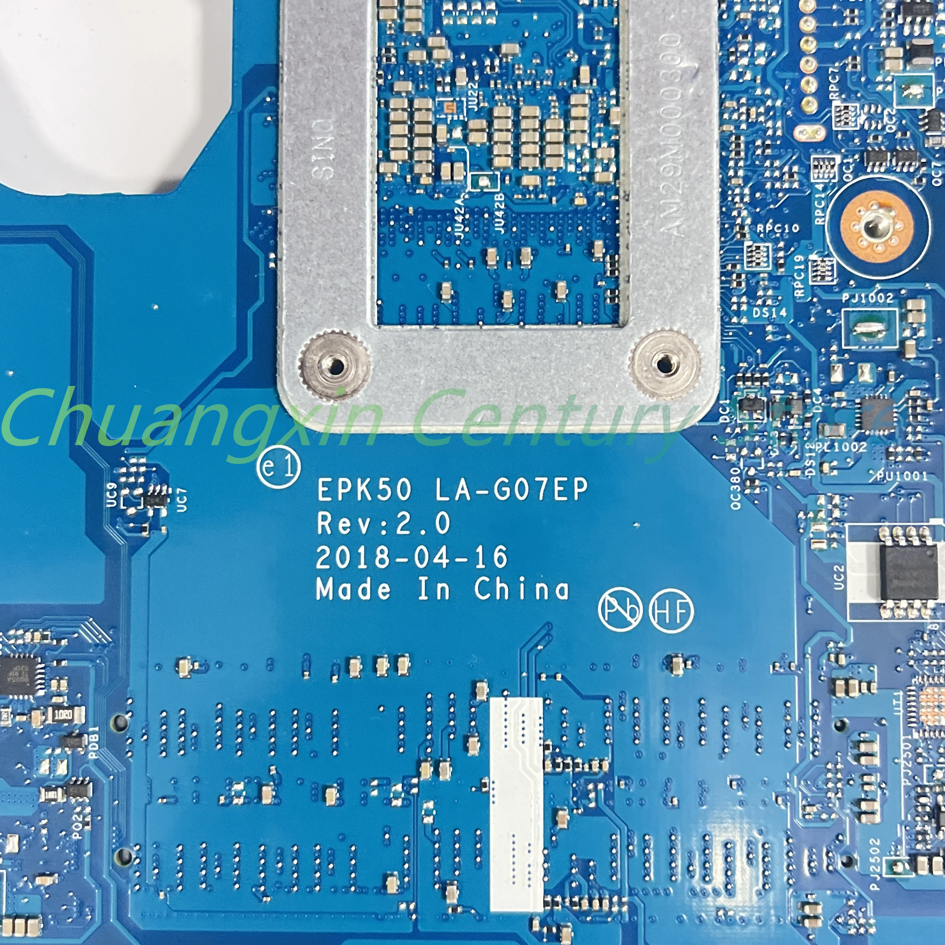 Para HP 15-DA 15T-DA 250 G7 placa base de computadora portátil LA-G07DP LA-G07EP con CPU I3 I5 I7 100% probado completamente en funcionamiento - imagen 3