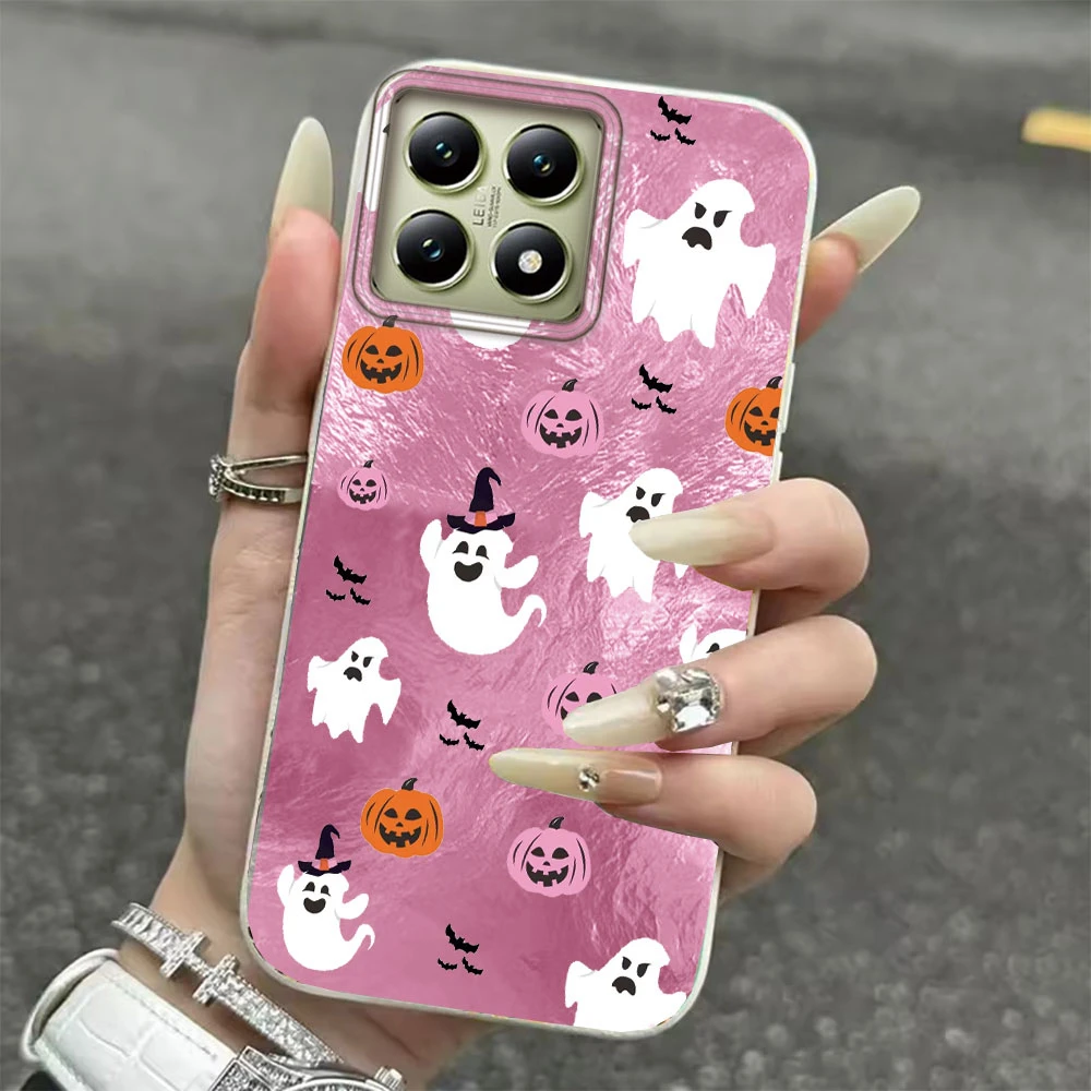 Funda de teléfono con diseño de vórtice degradado artístico de Halloween para Xiaomi 14T 13T 11 Lite NE Poco X5 M6 X6 X7 X3 Pro NFC C65 C61 M5S TPU - imagen 4