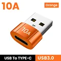 C to USB orange