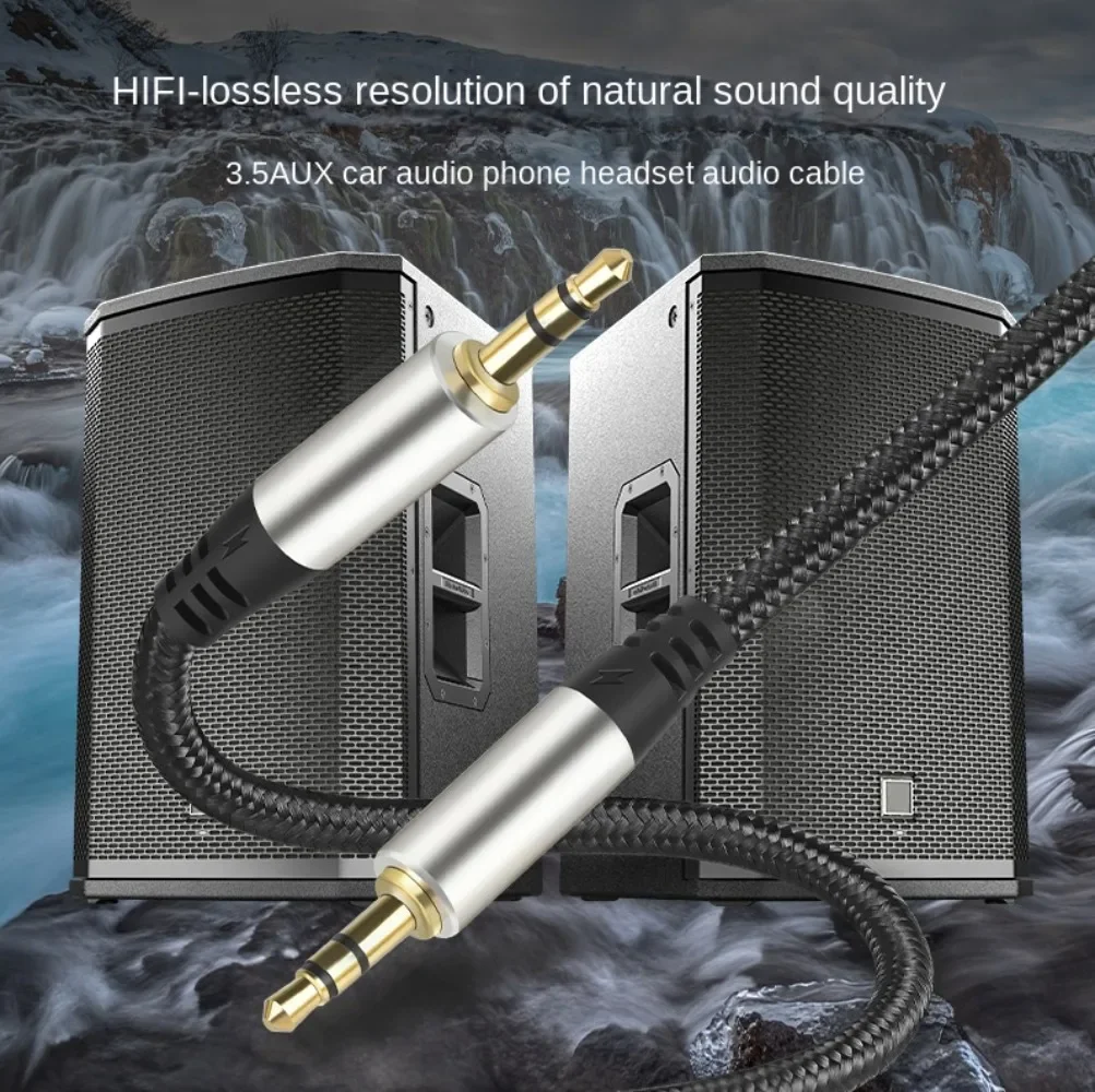 Cable de extensión de Audio Jack 3,5mm macho a macho 1/8 M/M Cable auxiliar de Audio para Iphone auriculares extensor de altavoz 1m 1,5 m 2m 3m 10m - imagen 3