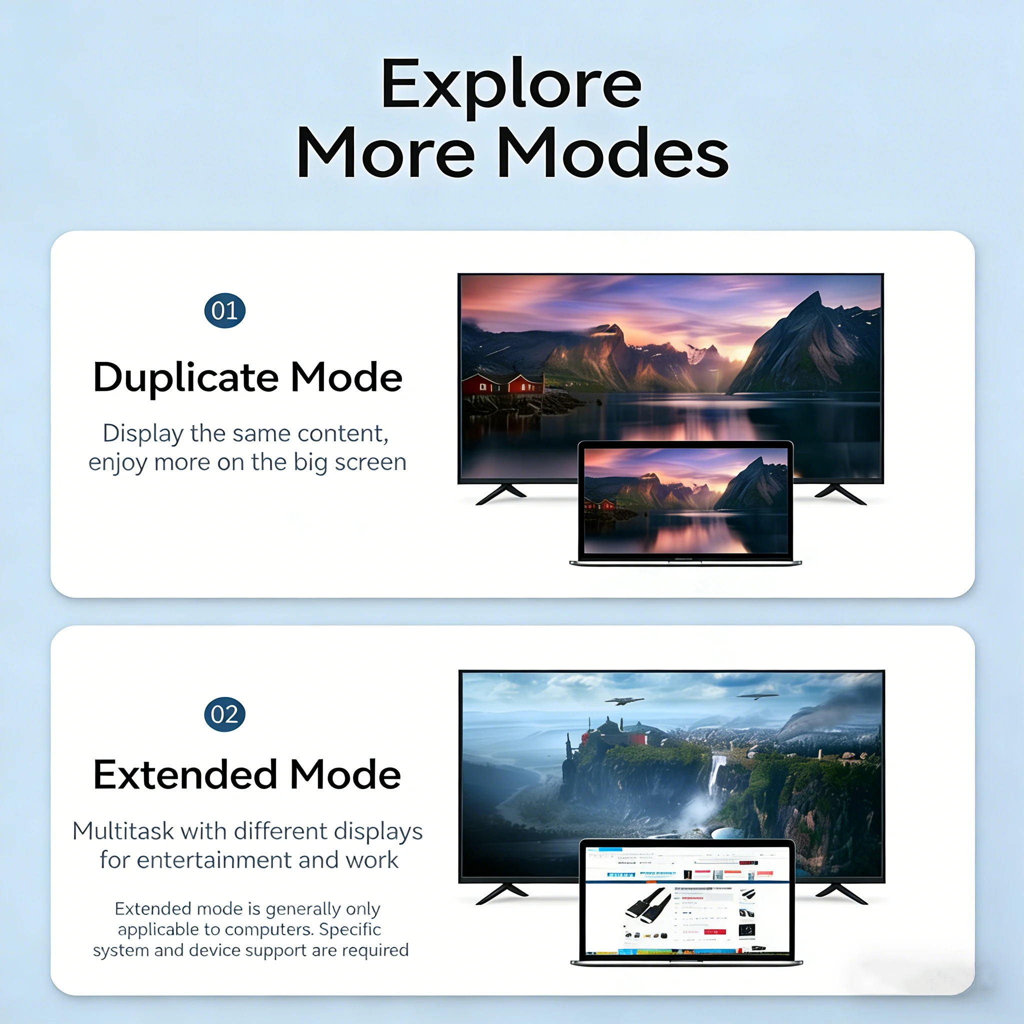 50M 1080P inalámbrico HDMI Video Audio transmisor receptor extensor 5G HDMI compatible TV Stick Display Dongle para Monitor TV Box - imagen 4