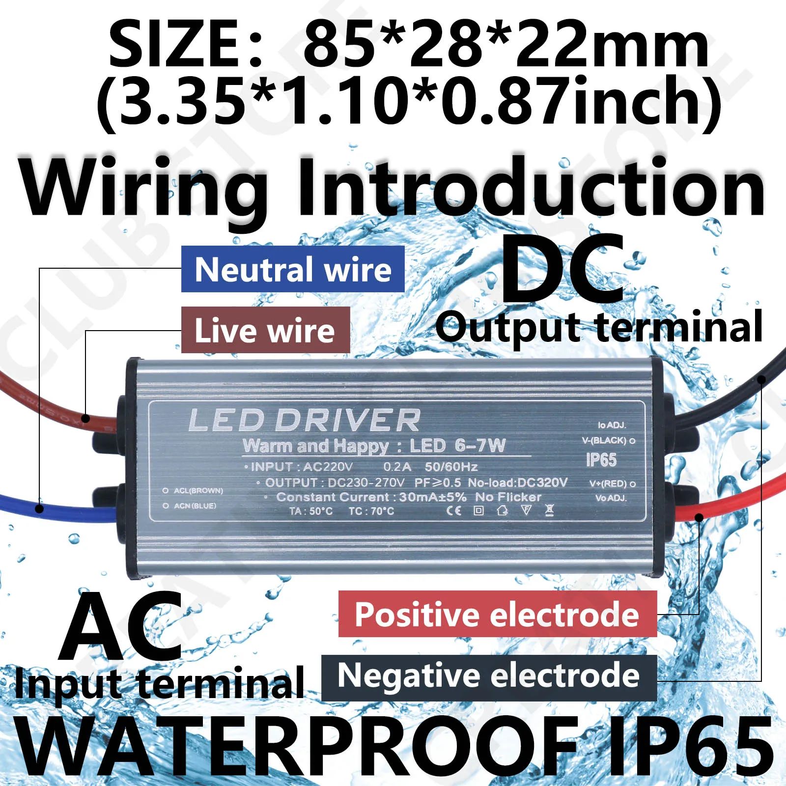 Chip de cerámica LED COB SMD de 6W con controlador LED AC220V para bombilla, lámpara de luz LED, foco, lámparas de luz descendente para reparación de tubos DIY - imagen 5