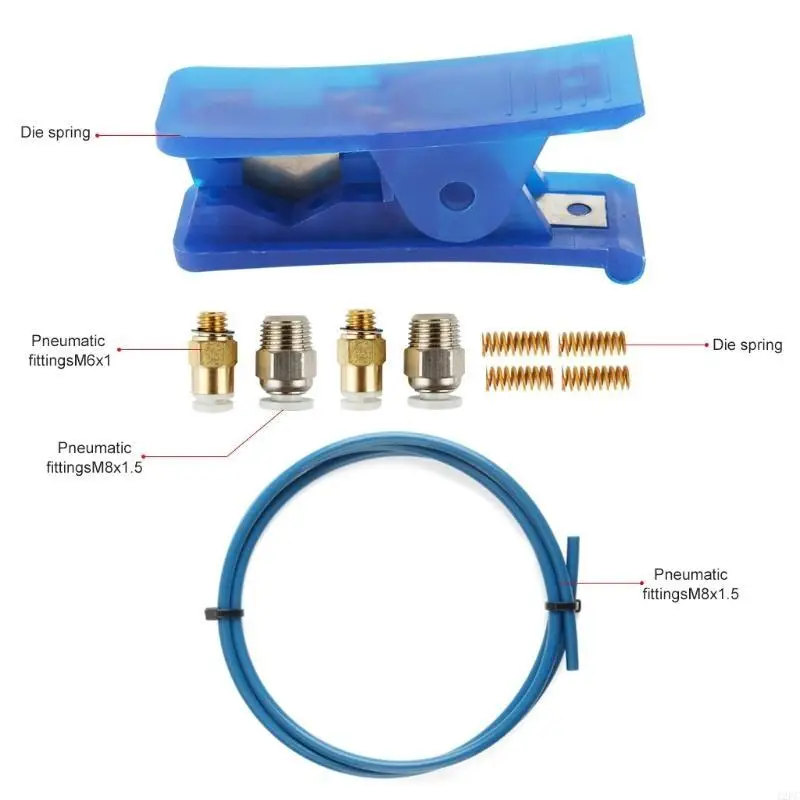 12pc impresora 3D Capricornio Capricornio Tubo flúor 6.56 pies Cortador tubo Die accesorios neumáticos accesorios - imagen 3